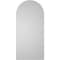 Ekena Millwork Round Top Surface Mount PVC Gable Vent w/ 2"W x 2"P Brickmould Sill Frame, 16"W x 34"H GVPRT16X3403SN - alternate 4
